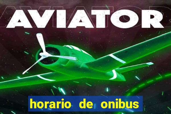 horario de onibus santos dumont x juiz de fora