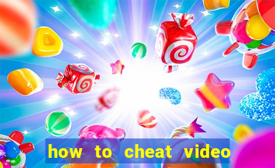 how to cheat video slot machines