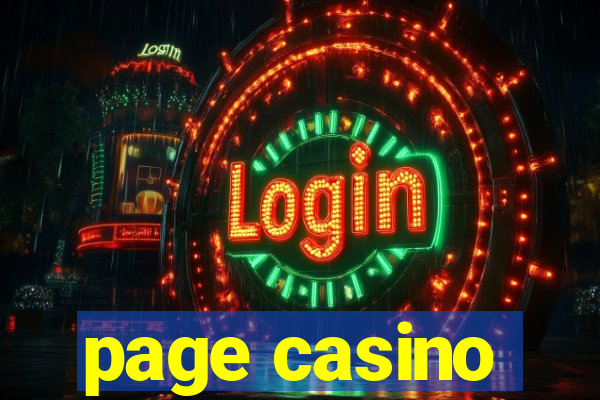 page casino