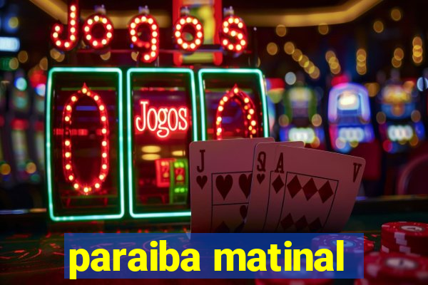 paraiba matinal