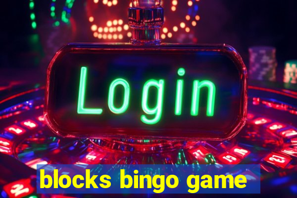 blocks bingo game