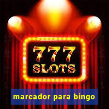 marcador para bingo