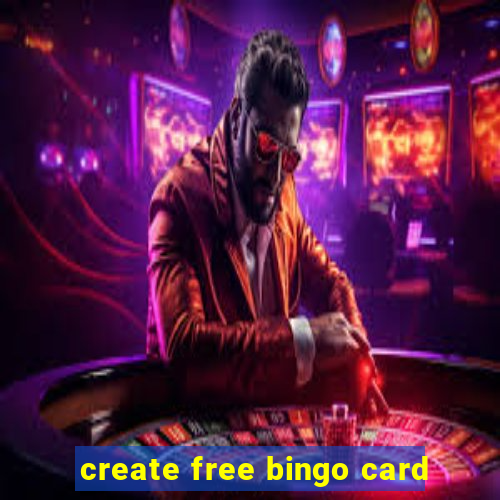 create free bingo card