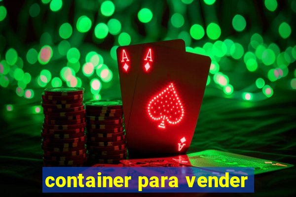 container para vender