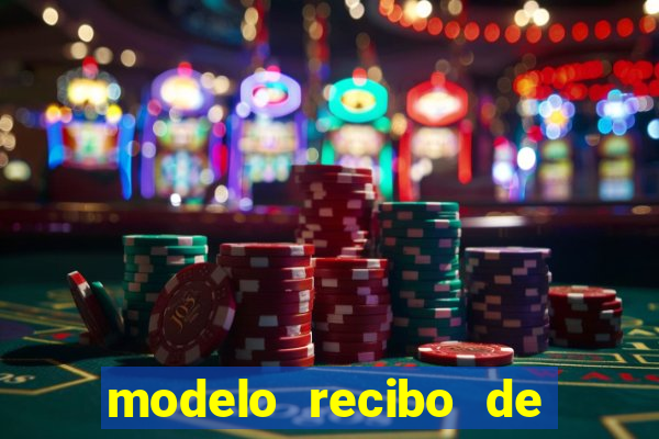 modelo recibo de pagamento autonomo