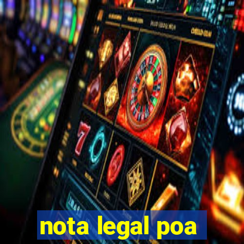 nota legal poa