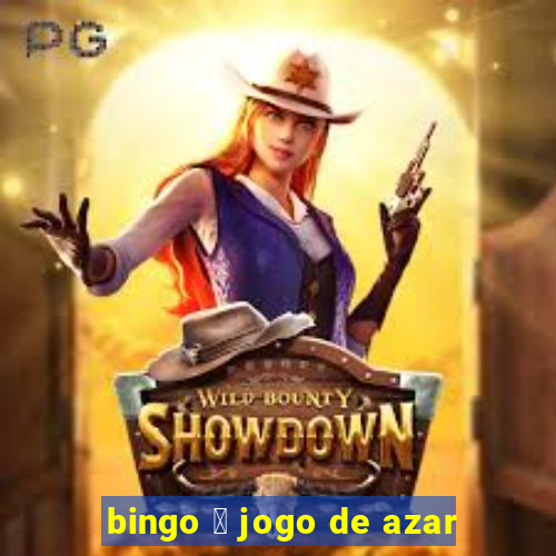 bingo 茅 jogo de azar