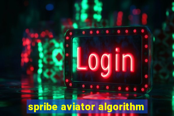 spribe aviator algorithm