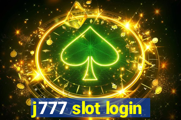 j777 slot login