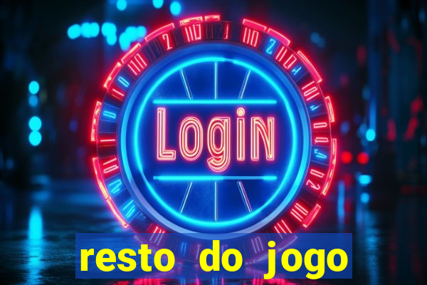 resto do jogo placar atual