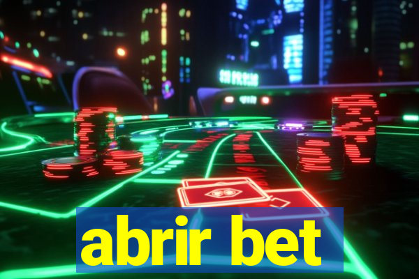 abrir bet