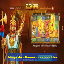 bingo de alimentos saludables