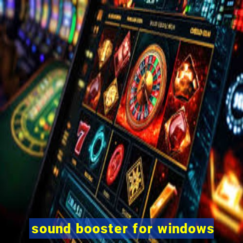 sound booster for windows