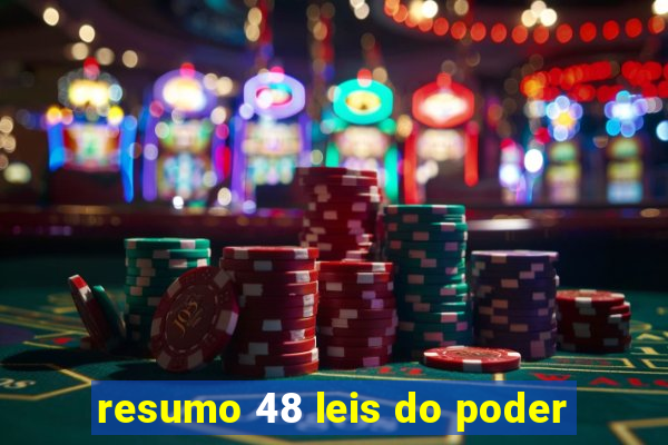 resumo 48 leis do poder