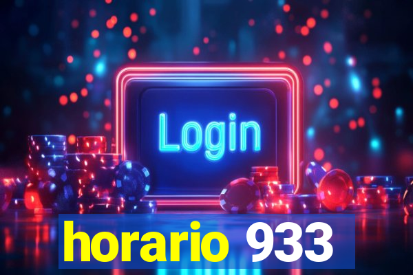 horario 933