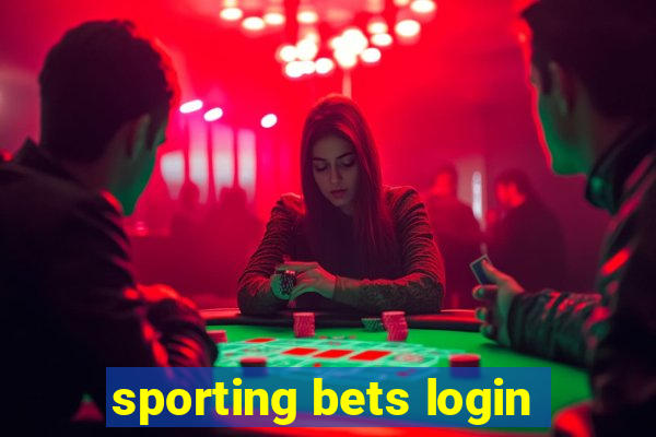 sporting bets login