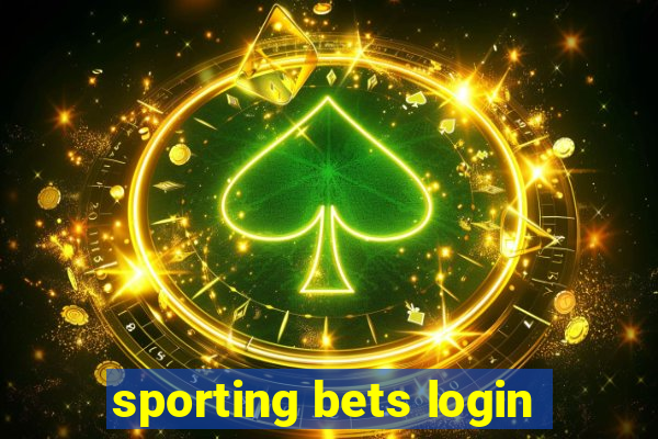 sporting bets login