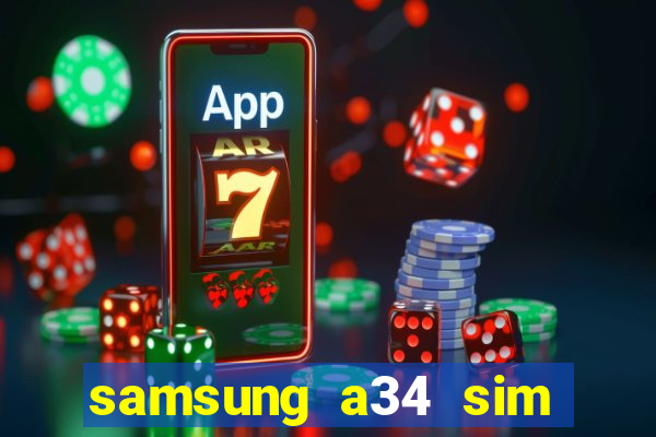 samsung a34 sim card slot