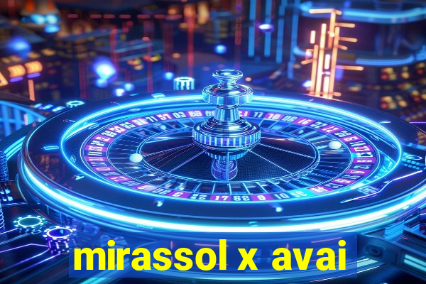 mirassol x avai