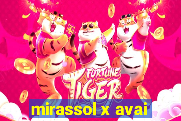 mirassol x avai