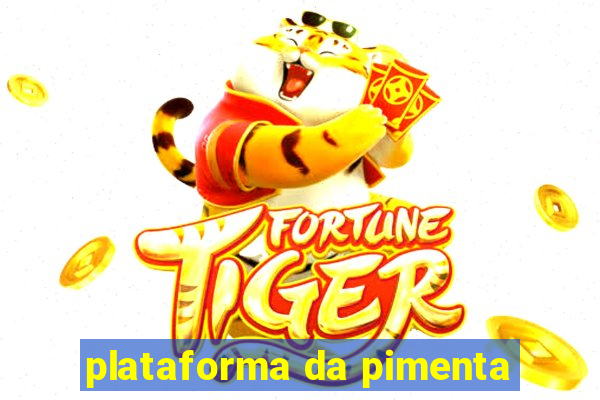 plataforma da pimenta