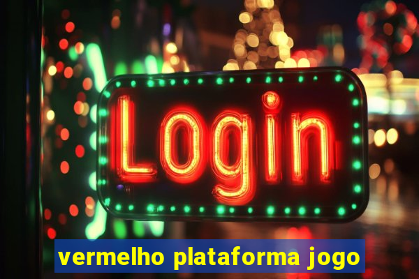 vermelho plataforma jogo