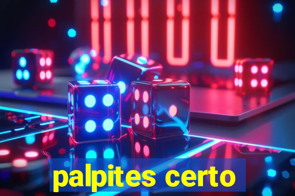 palpites certo