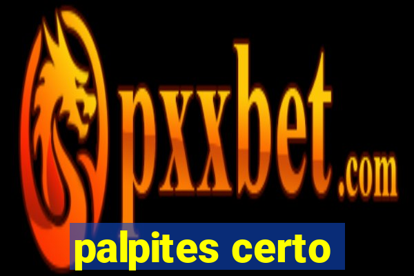 palpites certo