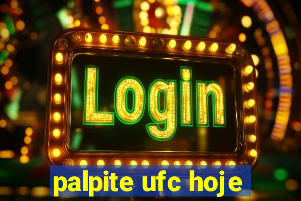 palpite ufc hoje