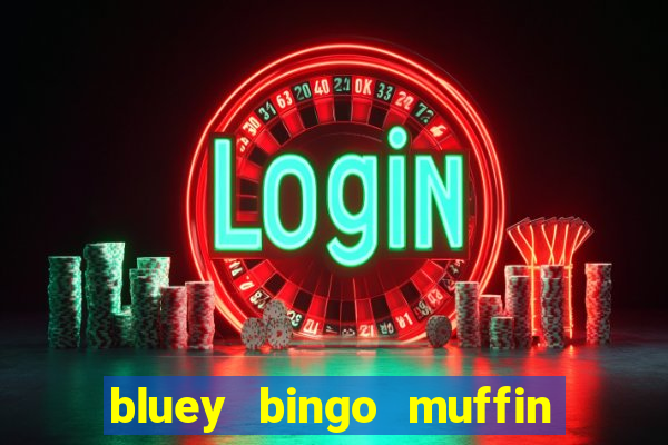 bluey bingo muffin and socks