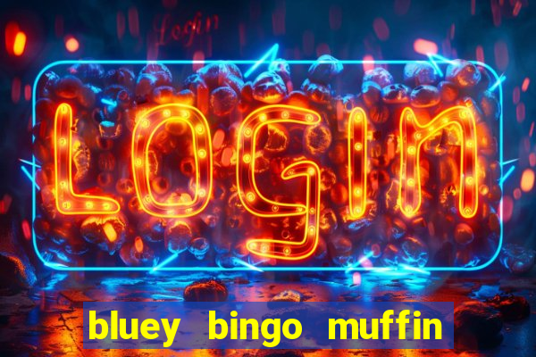 bluey bingo muffin and socks