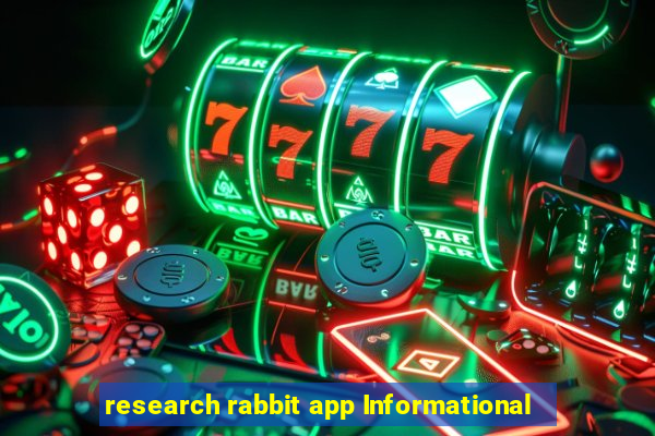 research rabbit app Informational