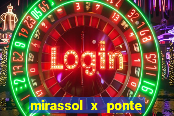 mirassol x ponte preta palpite