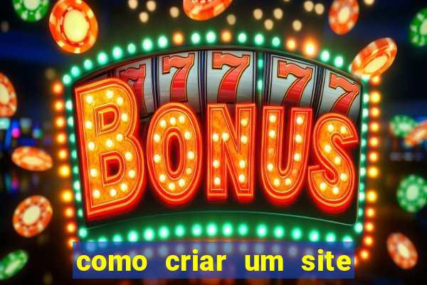 como criar um site de jogos