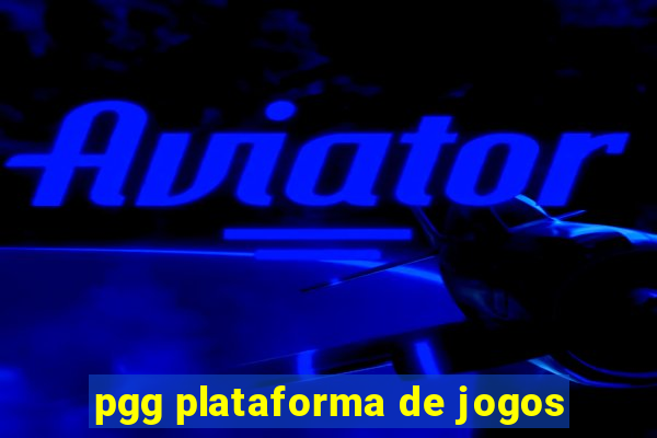 pgg plataforma de jogos