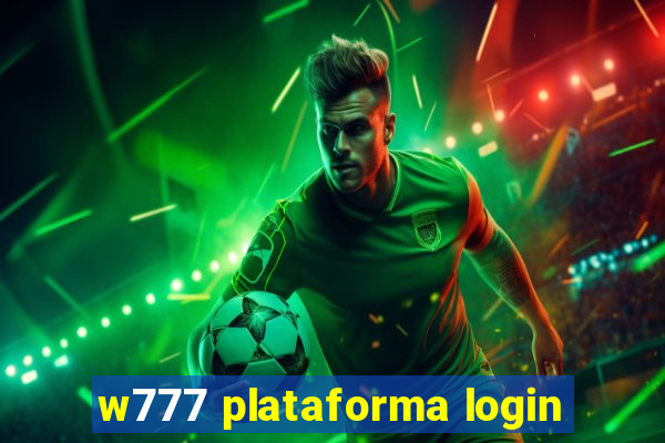 w777 plataforma login