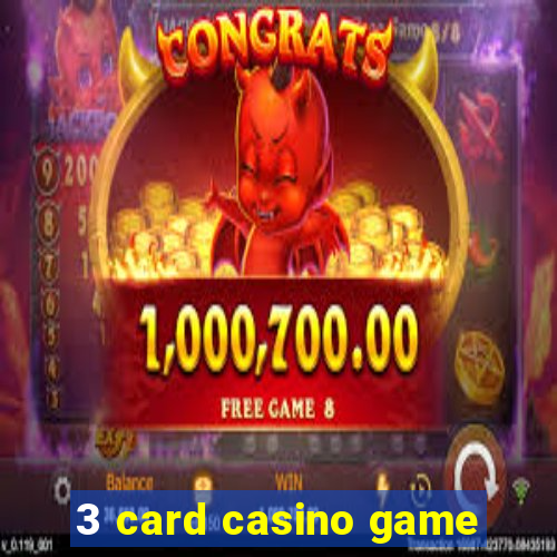 3 card casino game