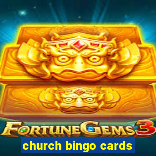 church bingo cards