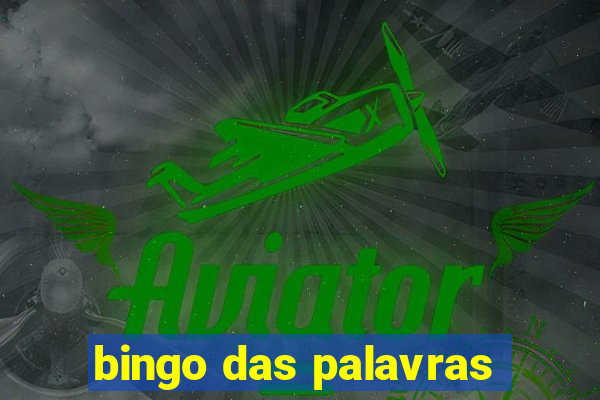 bingo das palavras