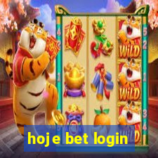 hoje bet login