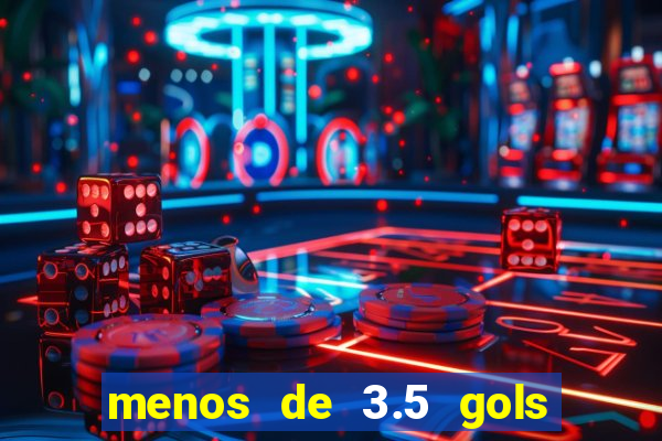 menos de 3.5 gols o que significa betano