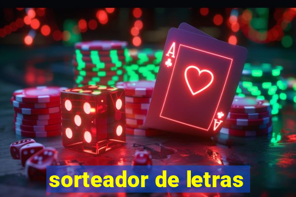 sorteador de letras