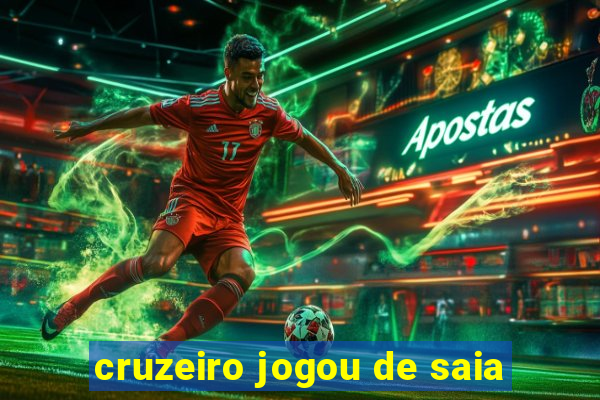 cruzeiro jogou de saia