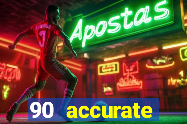 90 accurate football predictions