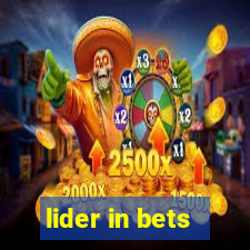 lider in bets