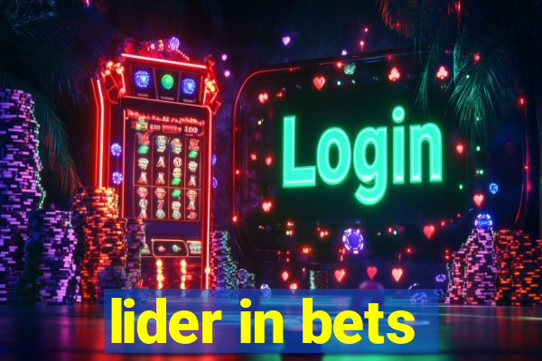 lider in bets