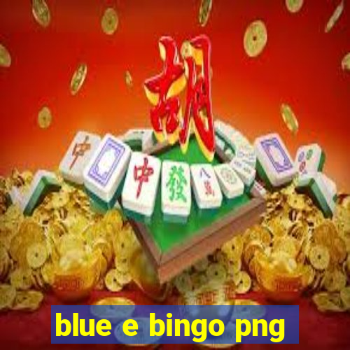 blue e bingo png