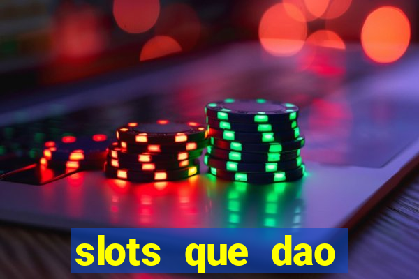 slots que dao bonus no cadastro sem deposito