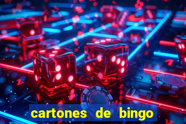 cartones de bingo para imprimir