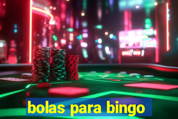 bolas para bingo